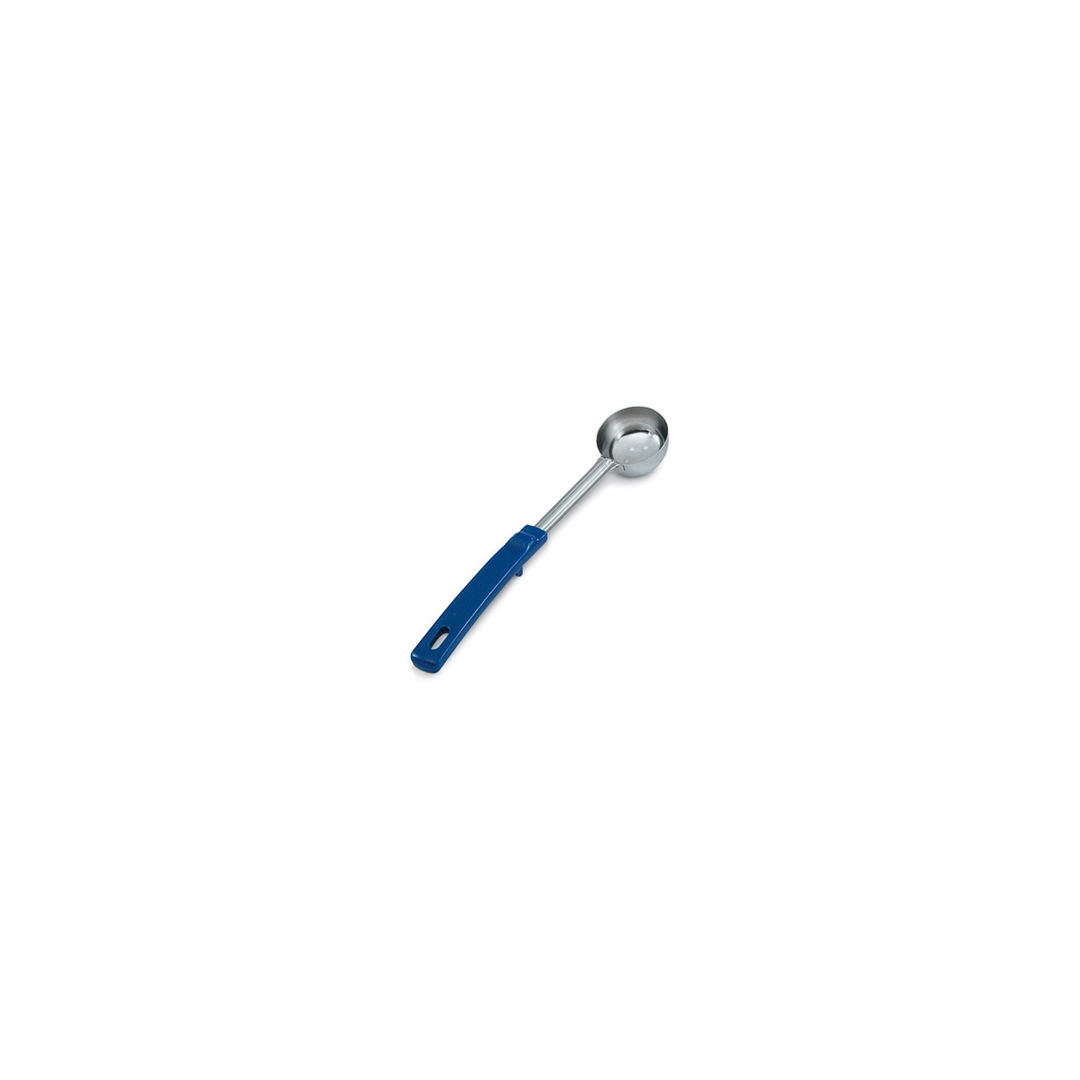 2 oz Spoodle Perforated Round Portion Spoon - Blue
