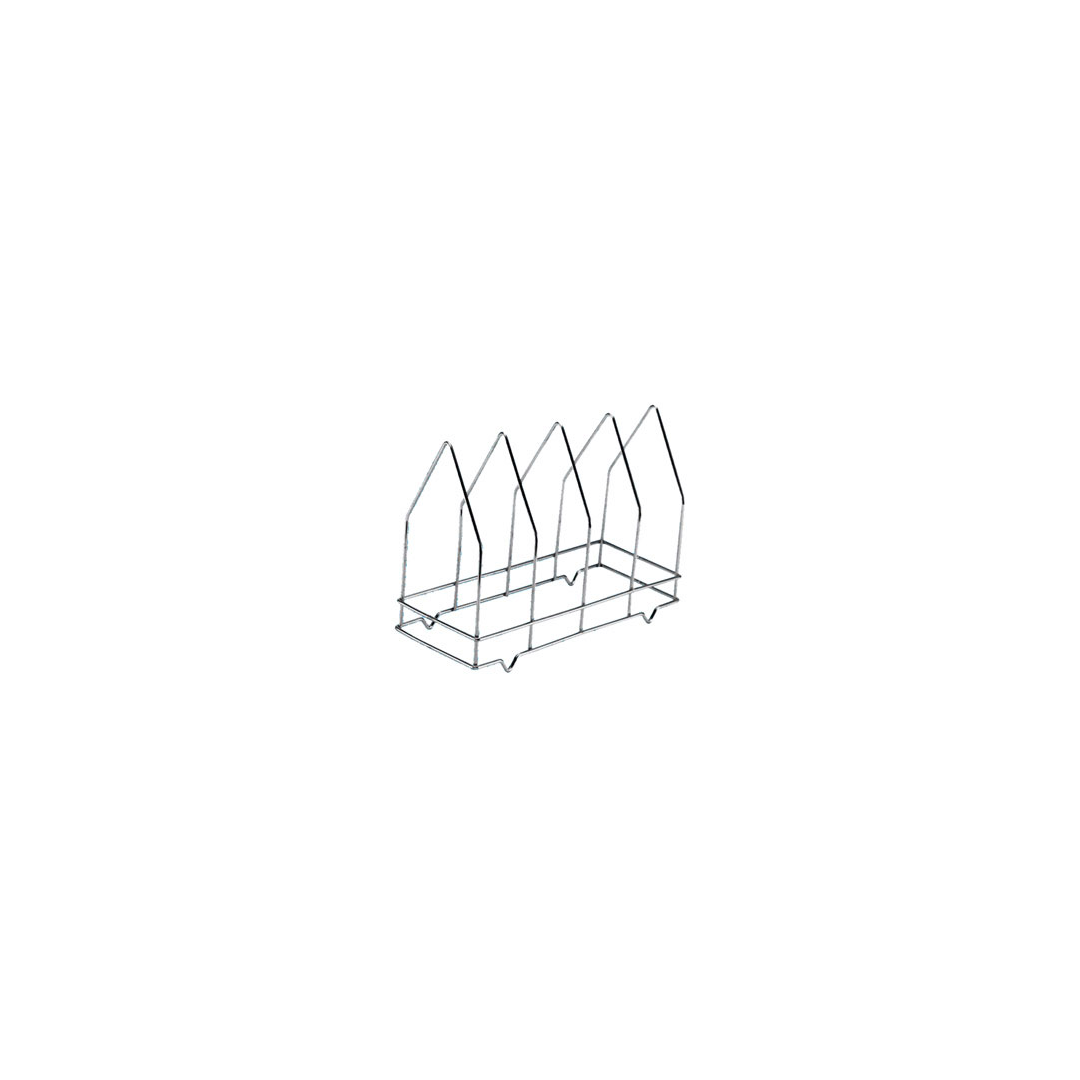 Four-Compartment Wire Pizza Screen Rack