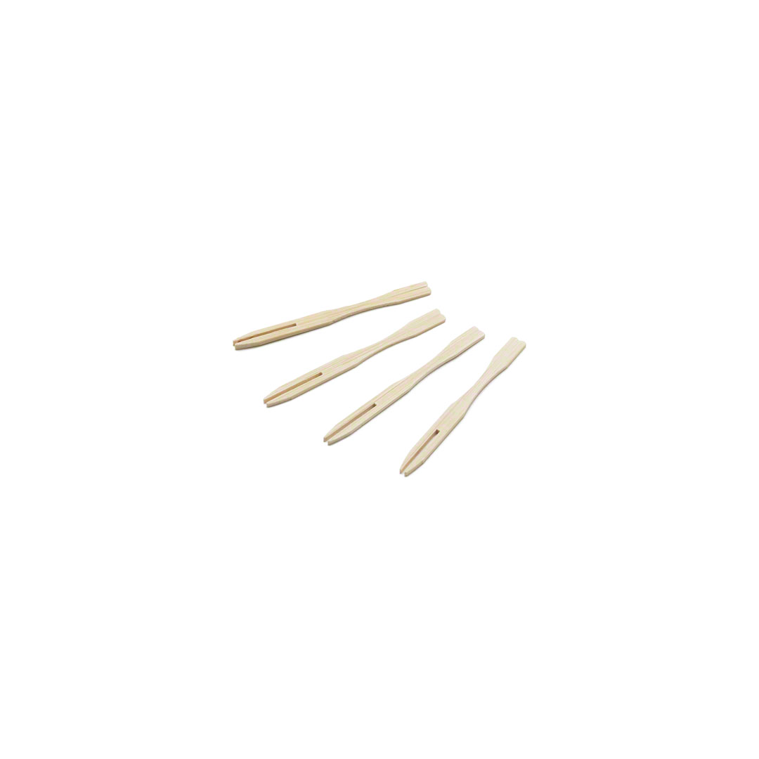 Fourchettes-pics en bambou 3,5"