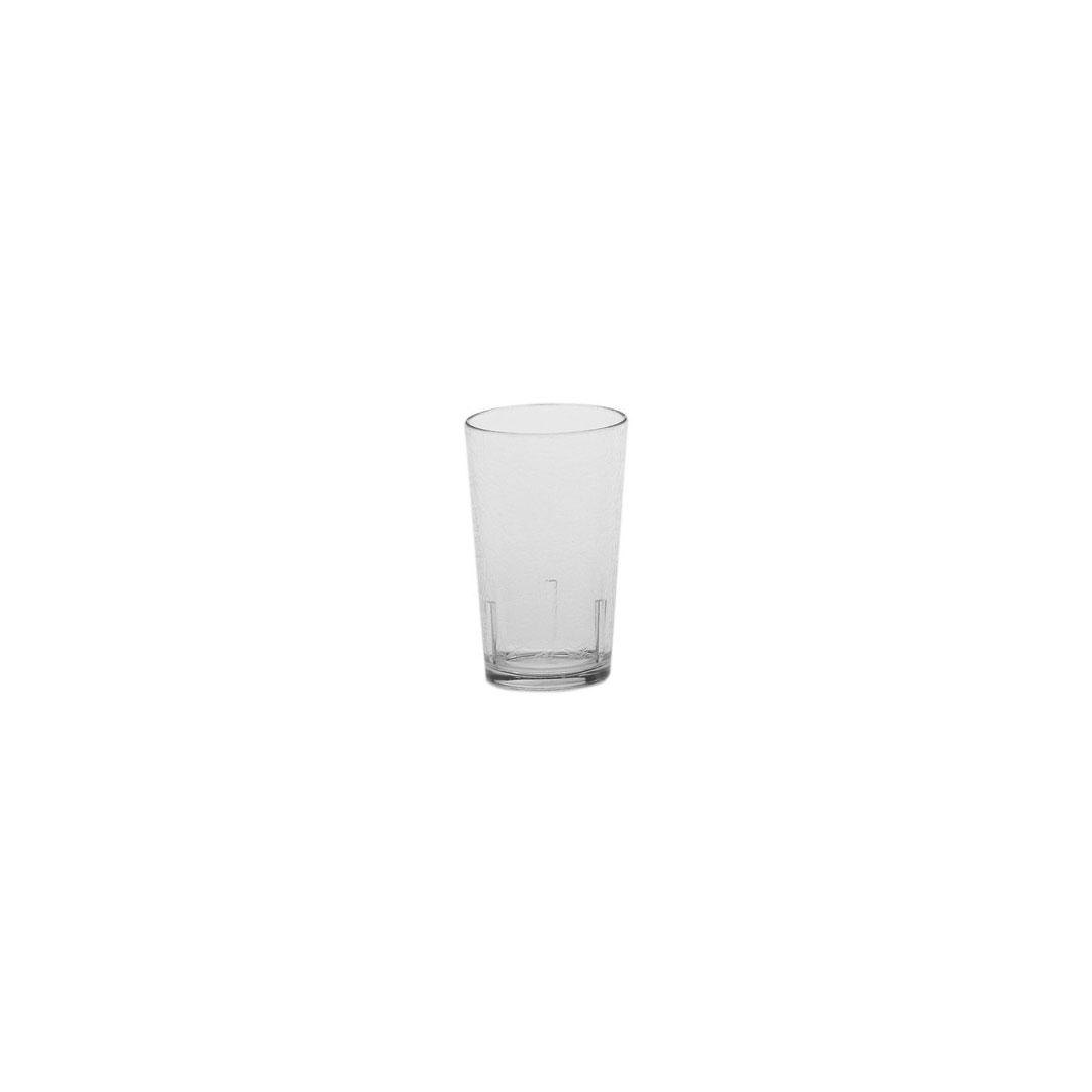 8 oz Clear Plastic Glass - Del Mar
