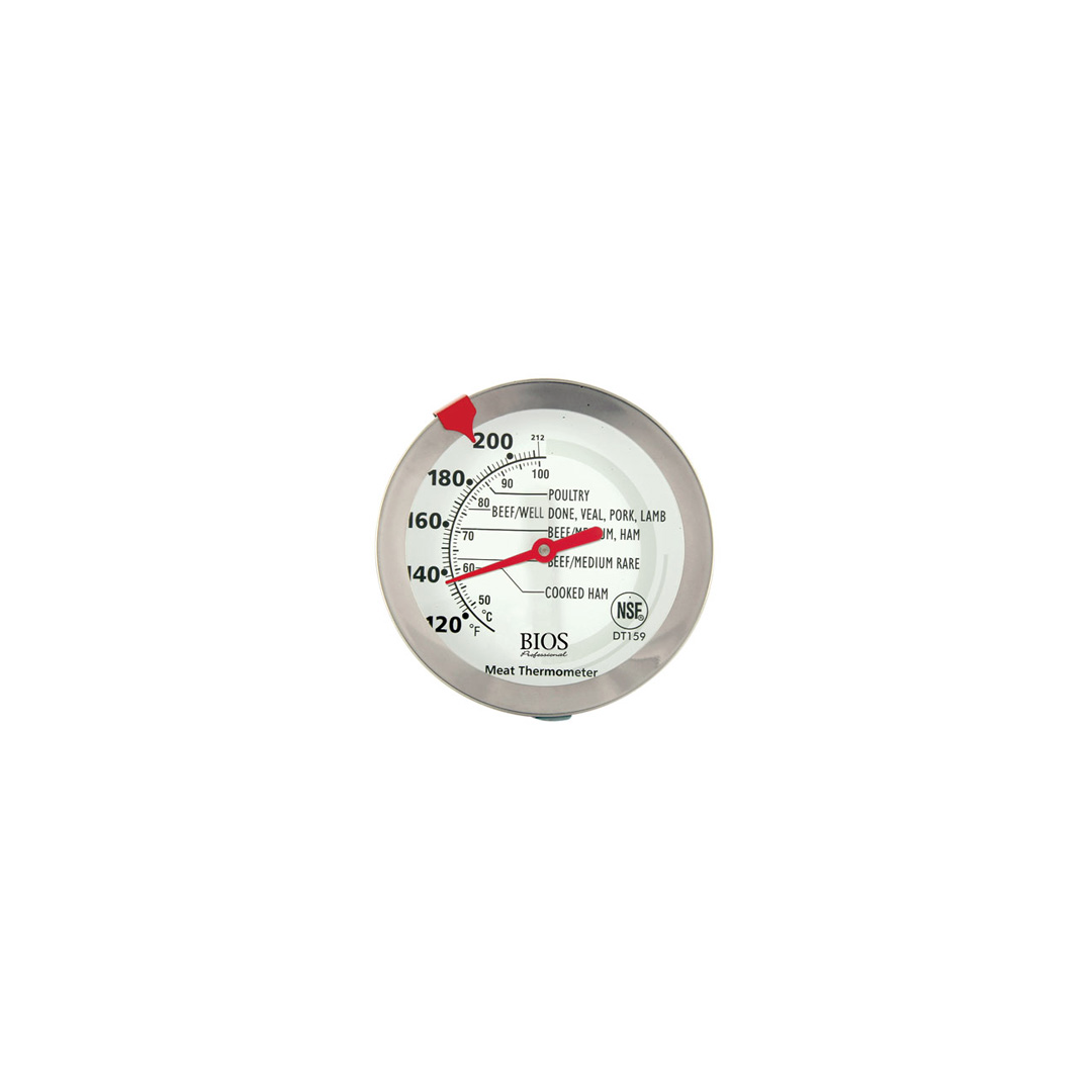 Thermomètre à viande et à volaille à cadran (120°F à 212°F) - Bios