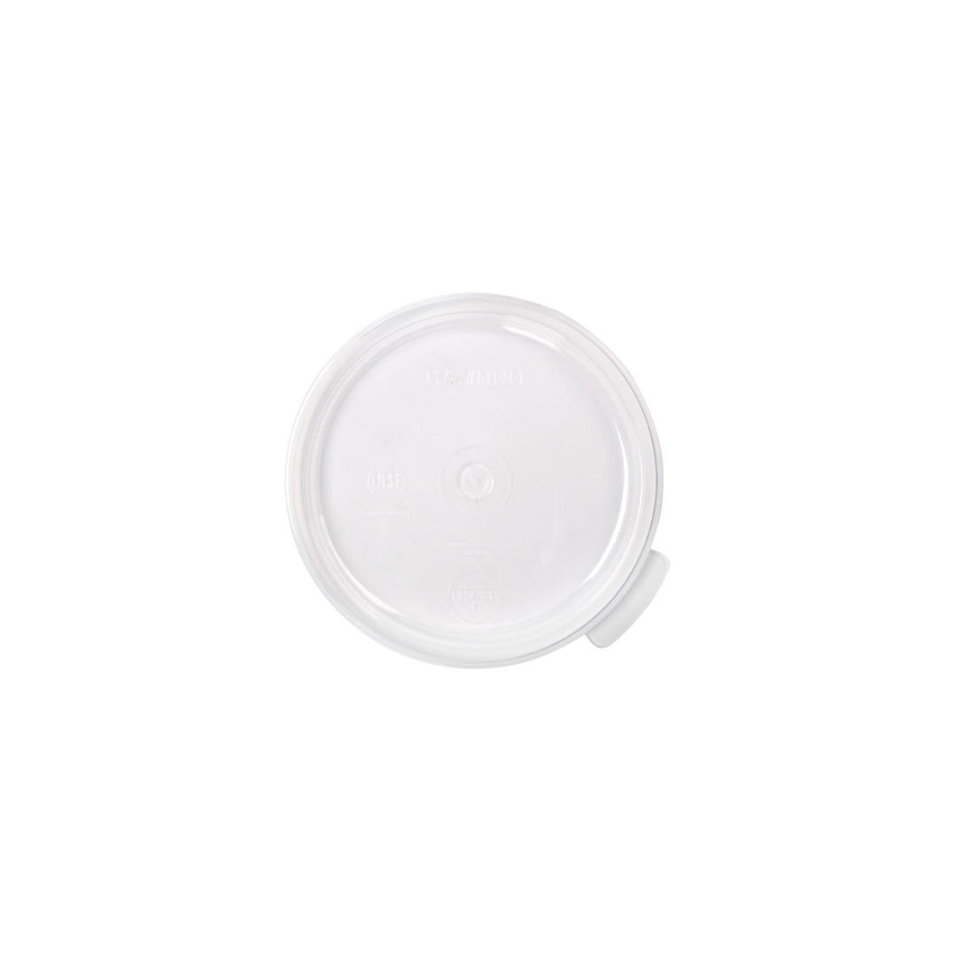 Lid for 1.9 and 3.8 L Round Graduated Containers - Translucent