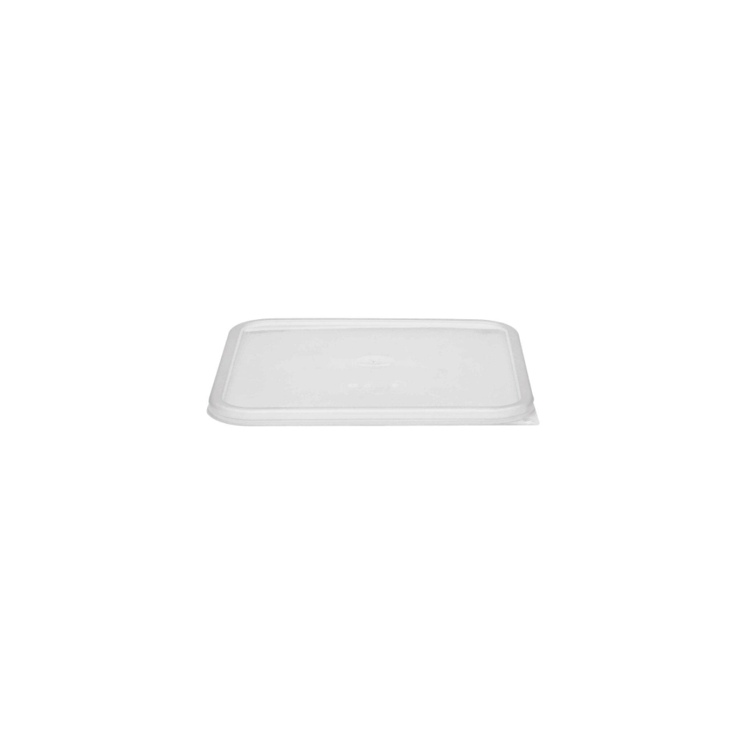 Lid for 5.7 and 7.6 L Square Graduated Containers - Translucent