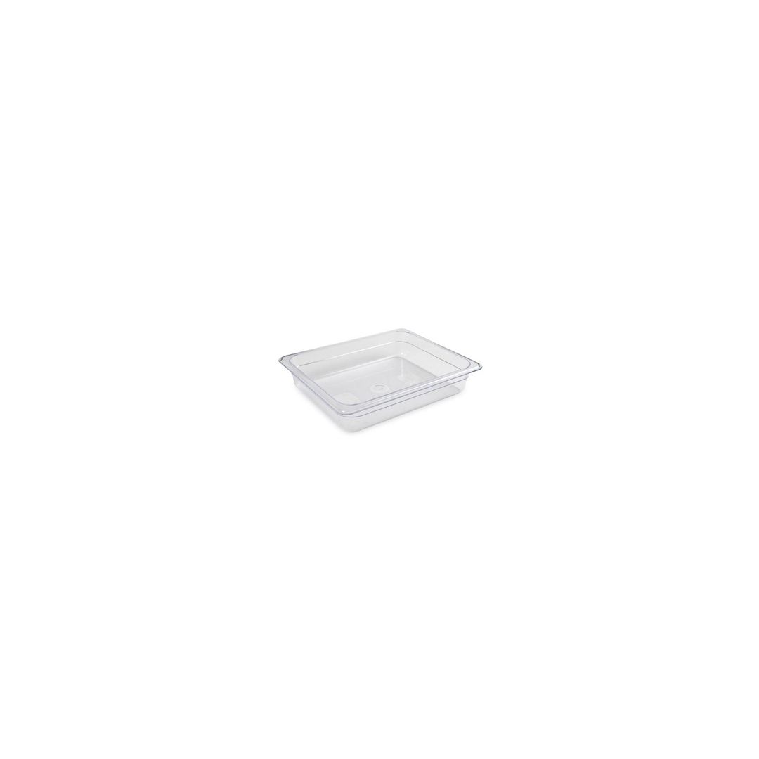 Bac gastronome transparent Camwear 2,5" - Demi-grandeur