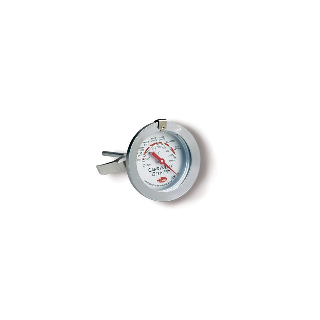 Thermomètre à bonbon et à friture à cadran (200°F à 400°F)
