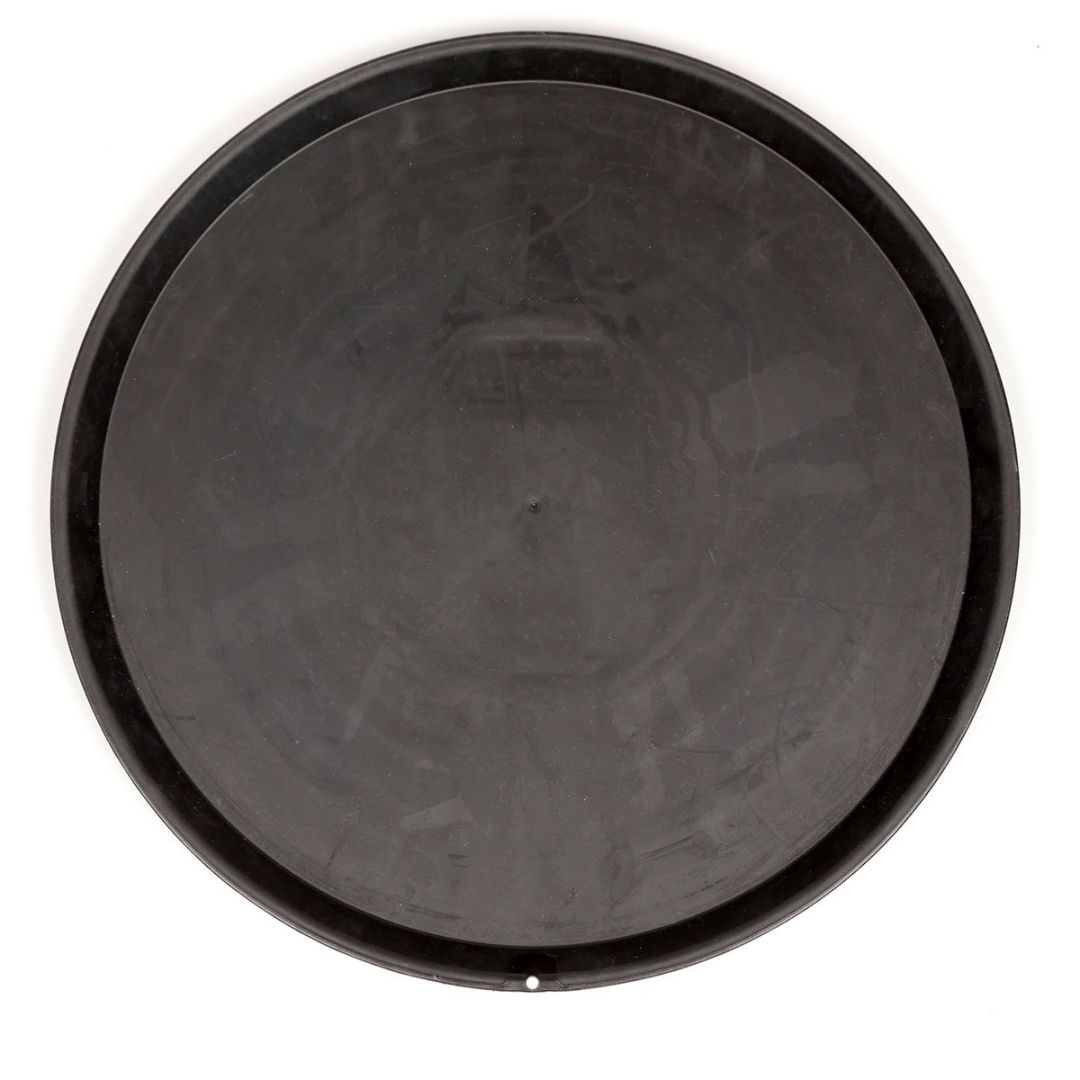 14" Safetray Round Serving Tray - Black