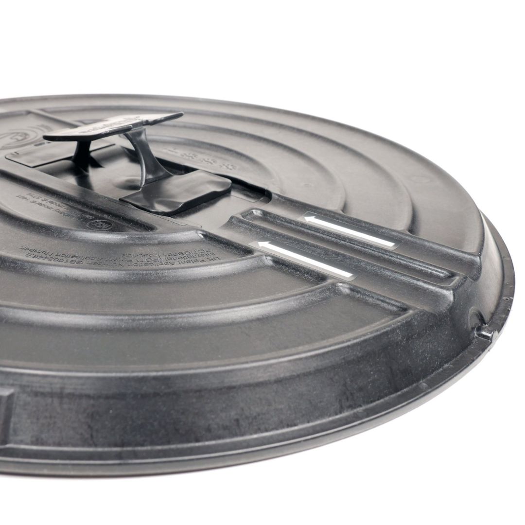16" Safetray Round Serving Tray - Black