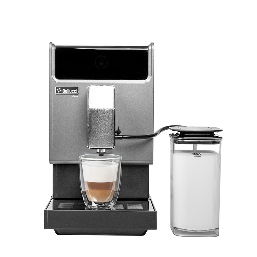 Machine à café automatique Slim Latte avec mousseur à lait et carafe