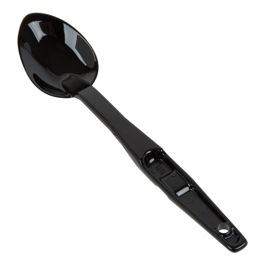 13" Camwear Polycarbonate Serving Spoon - Black 