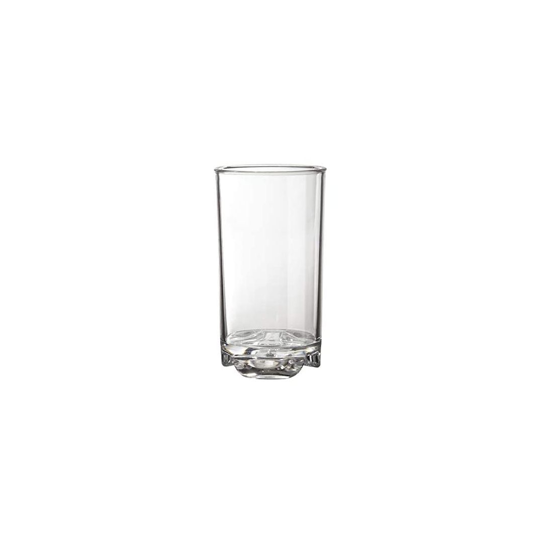 5 oz Clear plastic glass.- Roc N' Roll