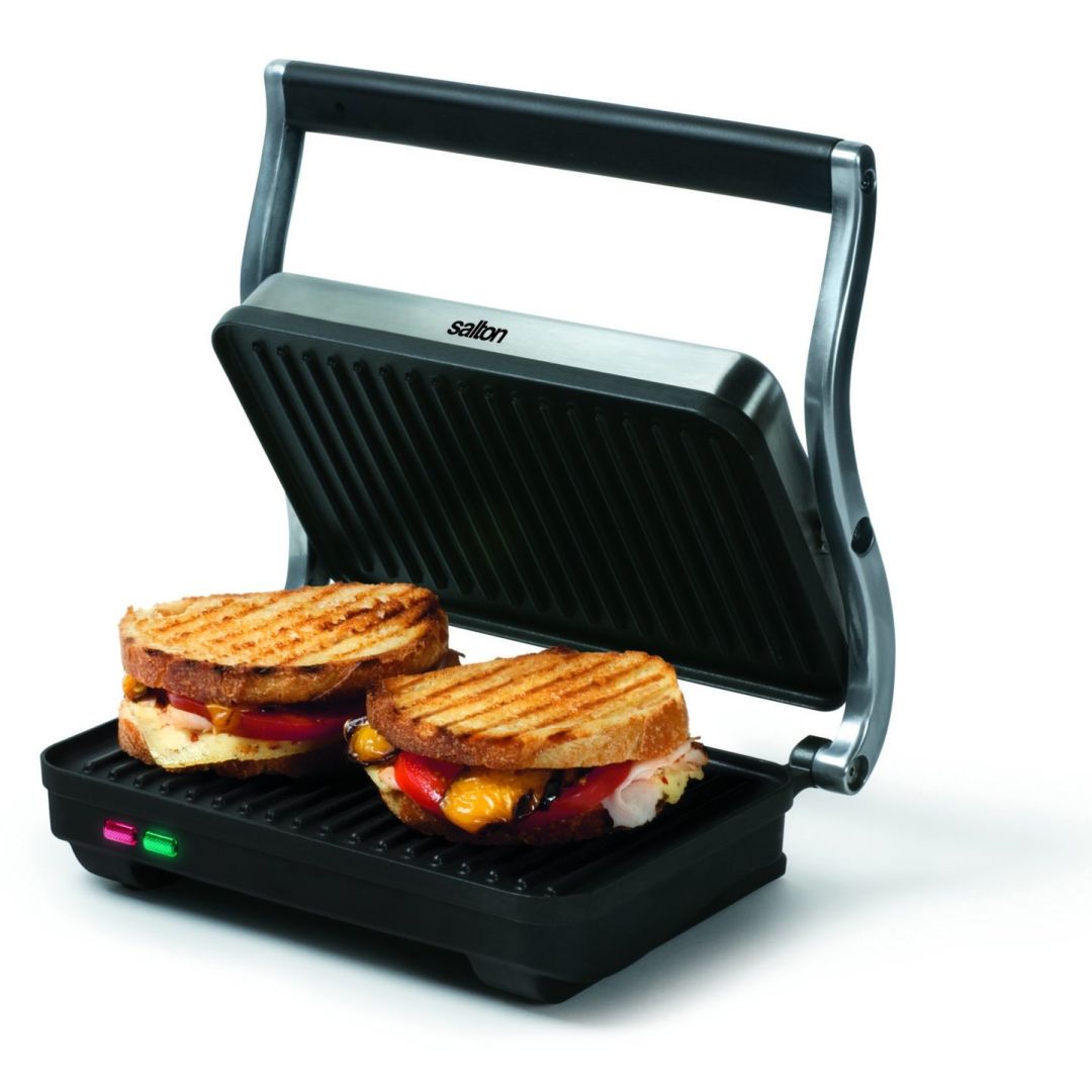 Grille-panini à nervures - 1000 W