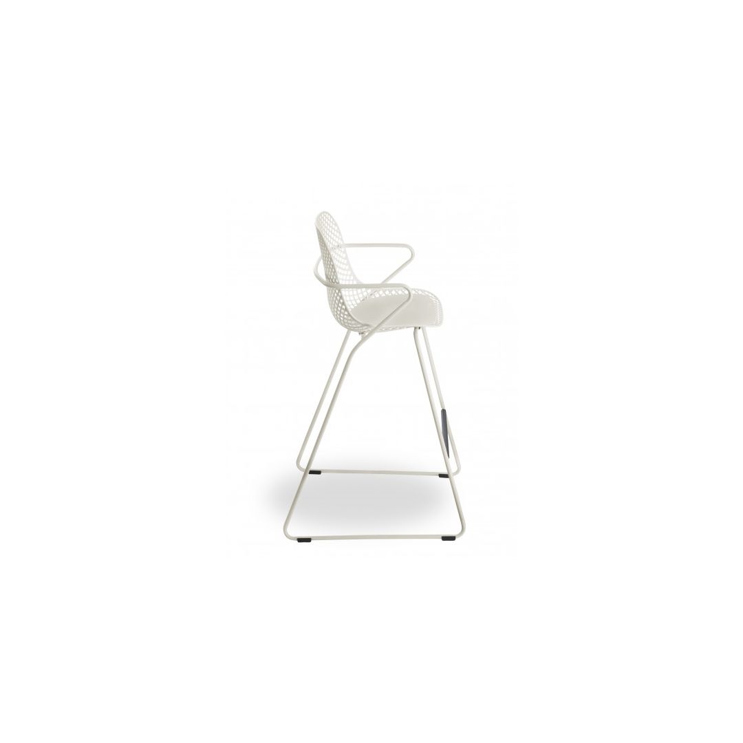 Ramatuelle 73' Metal Bar Chair - Absolute Cream