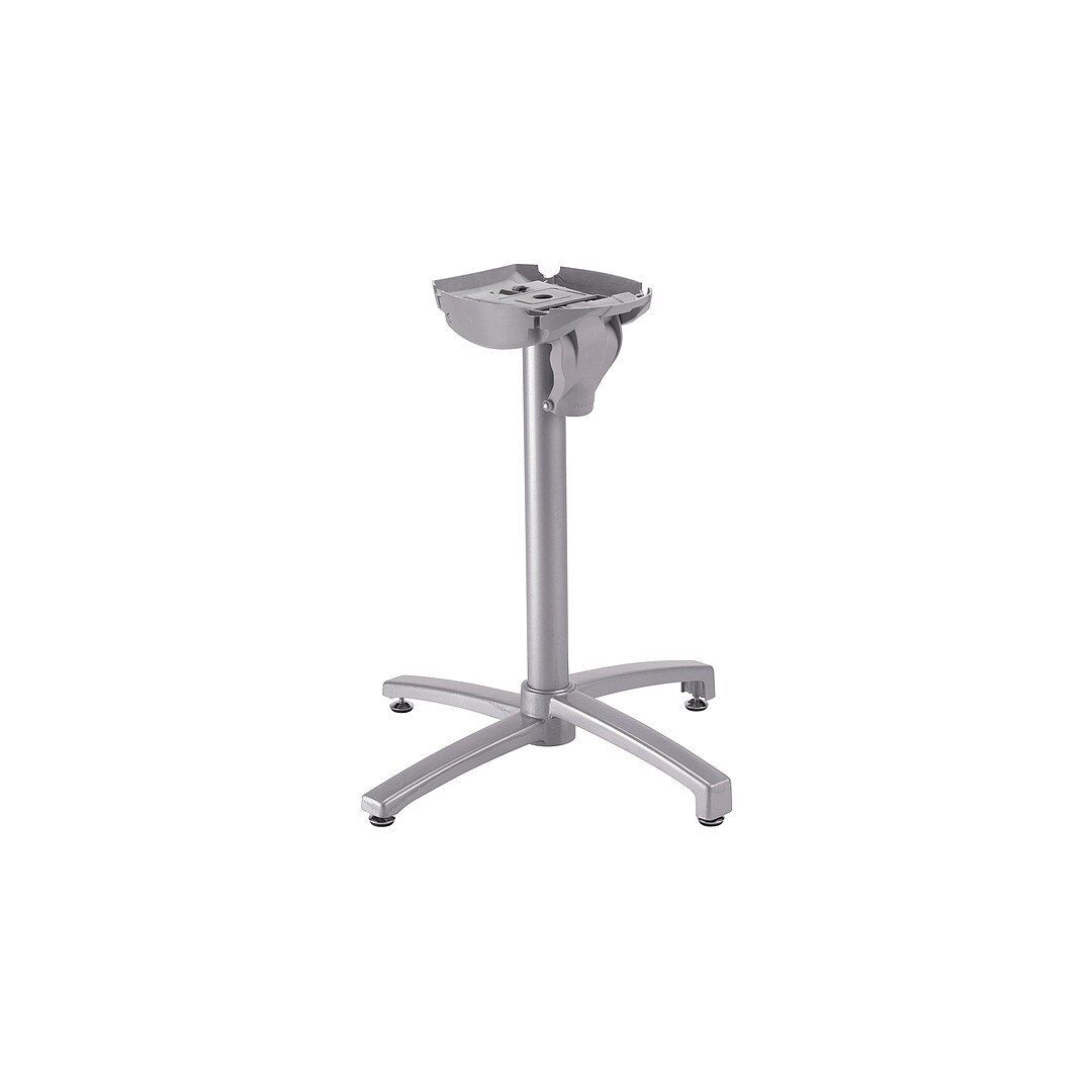 X-One Table Base - Silver Grey