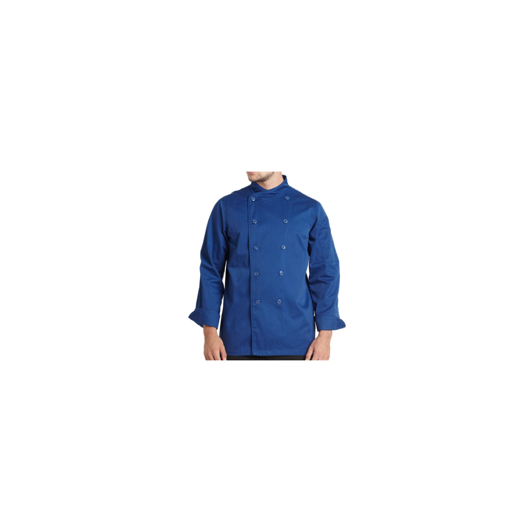 Men's Gusto Chef Coat - Cobalt Blue (X-Large)