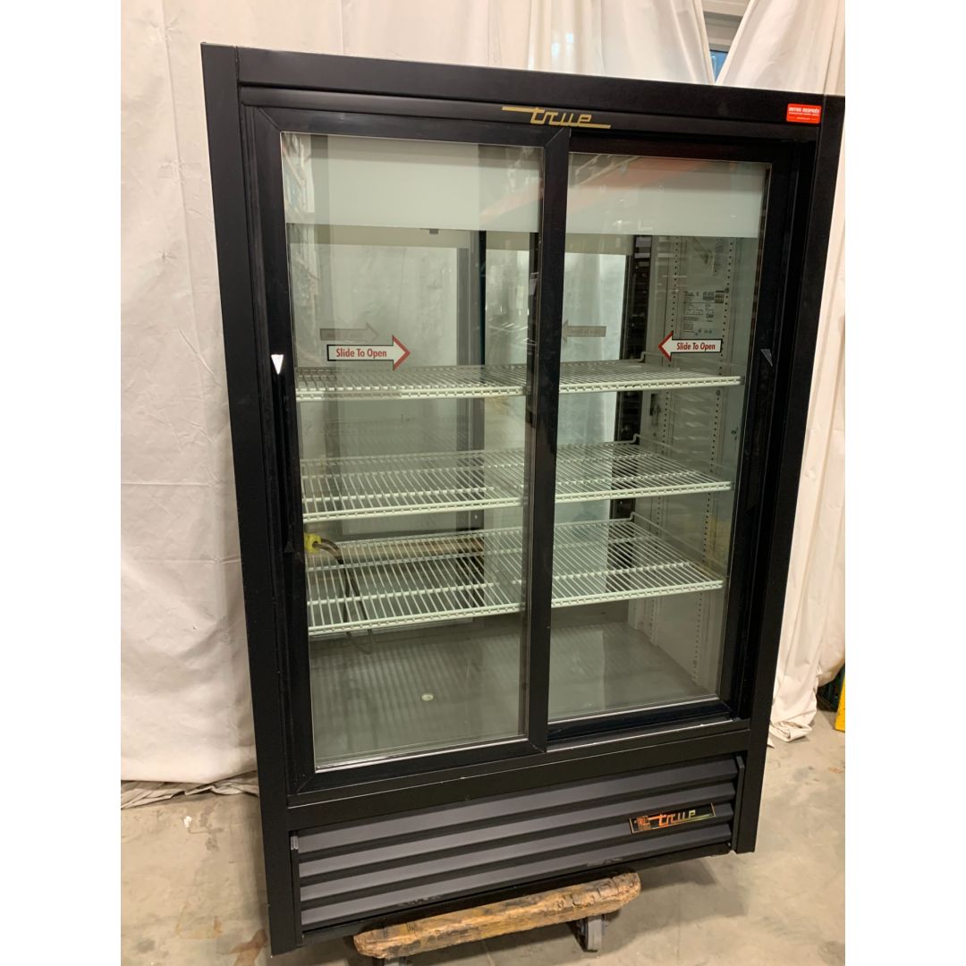Réfrigérateur avec 2 portes vitrées coulissantes (usagé)