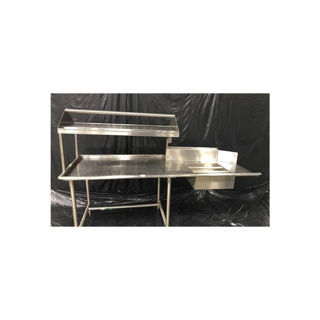 Rinsing Sink, Soiled Dish Table and Shelf (Used)