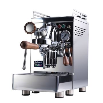Machine à café manuelle Artista Inox – Chrome / Bois 