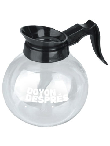 Verseuse en verre logo Doyon Després 60 oz