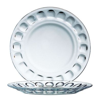Assiette en verre 9-1/8" 