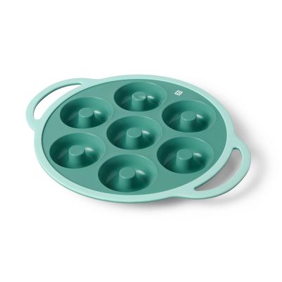 Moule à sept beignes en silicone - Deux tons 