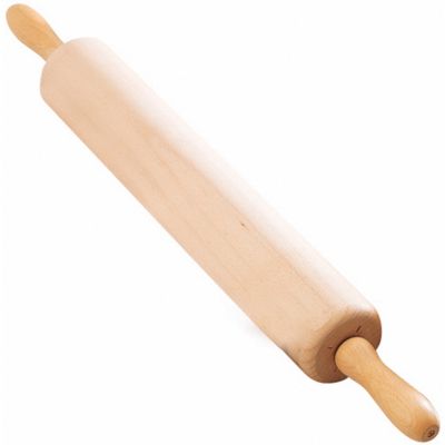 Rouleau à pâtisserie en bois 10"