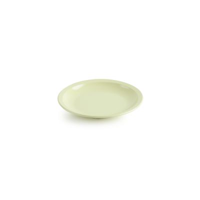 Assiette ronde en mélamine 7’" - Miralyn jaune