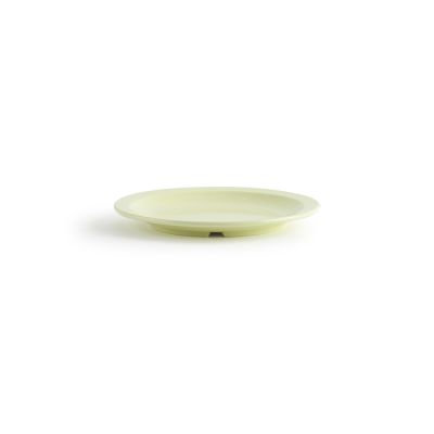 Assiette ronde en mélamine 9" - Miralyn jaune