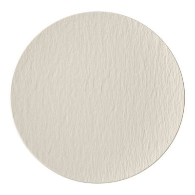 Assiette ronde 12,5" - Manufacture Rock blanc