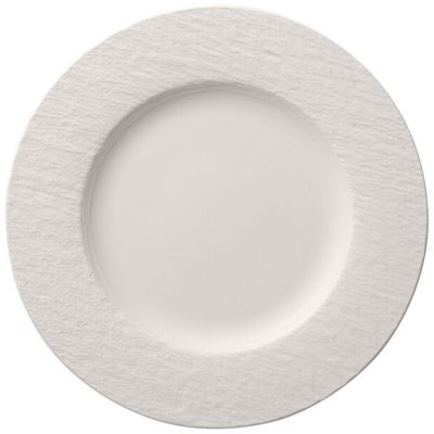 Assiette ronde 10,5" - Manufacture Rock blanc