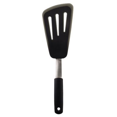 Spatule à tourner à rainures en silicone 13,5"