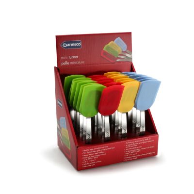Spatule à tourner en silicone miniature - Couleurs assorties