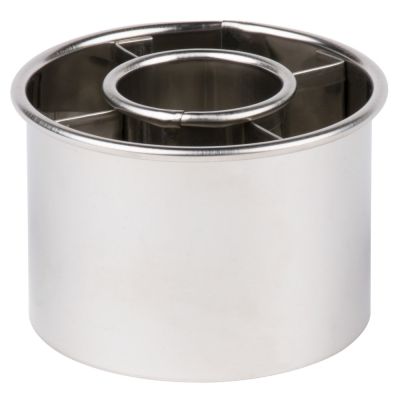 Emporte-pièce à beigne en acier inoxydable 2,5"