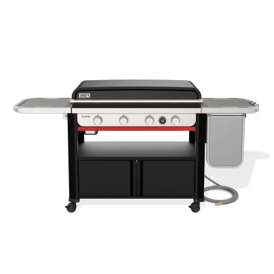 Plancha à quatre brûleurs au gaz naturel Slate 36" - Noir