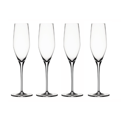 Ensemble de quatre flûtes à champagne 8,5 oz - Style