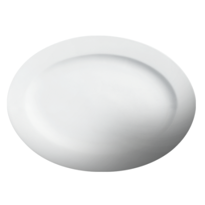 Assiette ovale 14" x 10" - Imperial White
