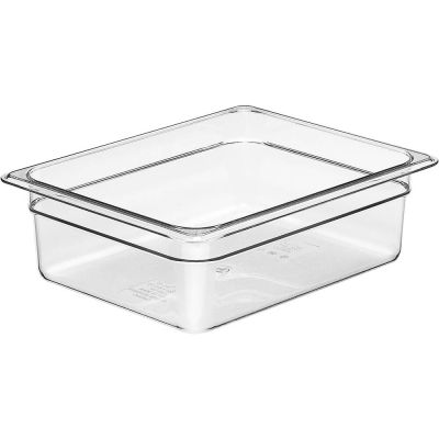 Bac gastronome transparent Camwear 4" - Demi-grandeur
