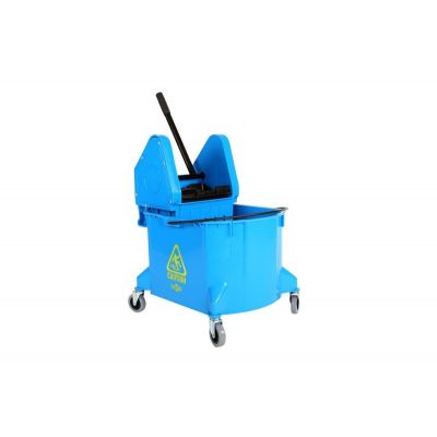 Ensemble seau & essoreuse descendant bleu 35L