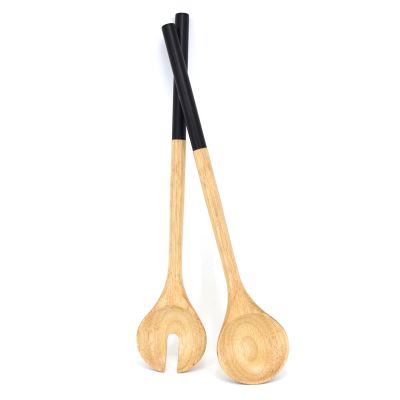 Ensemble de couverts à salade en bois