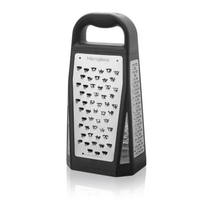 Râpe à cinq côtés en acier inoxydable Elite - Noir 