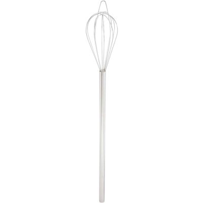 Fouet en acier inoxydable à long manche 40"
