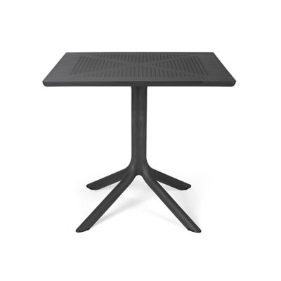 Table d'extérieur carrée Clip 31,5" - Anthracite
