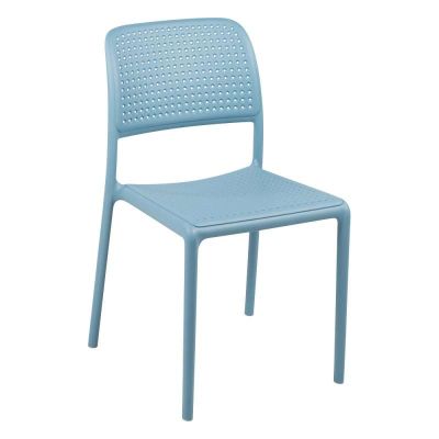 Chaise en résine Bora Bistrot - Celeste