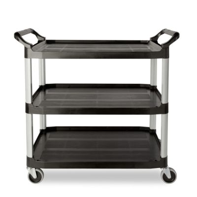 Chariot utilitaire en polypropylène 40,6" x 20" - Noir