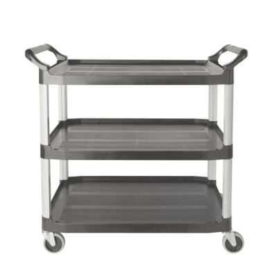Chariot utilitaire en polypropylène 40,6" x 20" - Gris