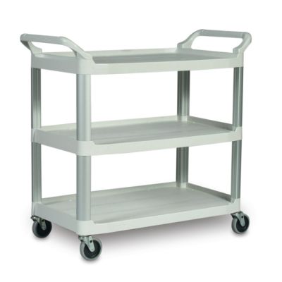 Chariot utilitaire 3 tablettes 40" x 20" - Blanc