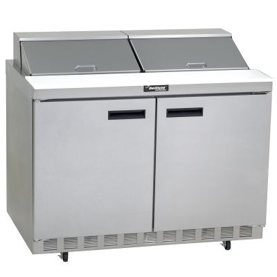 Table de préparation à salade réfrigérée 48" - 12 bacs