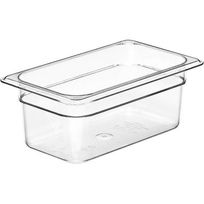 Bac gastronome transparent Camwear 4" - 1/4