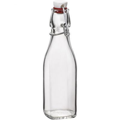 Bouteille en verre à étrier 8,5 oz - Transparent