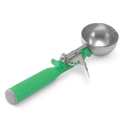 Cuillère à portion à pression #12 2-2/3 oz - Vert