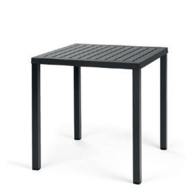 Table basse d'extérieur carrée Cube 28" - Anthracite
